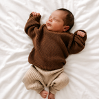 Relaxed Crew Neck Jumper for Babies and Children - Soft Knit Pullover, 3 Months to 6 Years