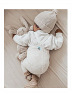 Cotton Crew Neck Jumper for Babies and Children - Relaxed Knit Pullover in Neutral Shades, 3 Months to 5 Years