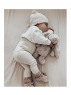 Cotton Crew Neck Jumper for Babies and Children - Relaxed Knit Pullover in Neutral Shades, 3 Months to 5 Years